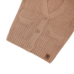 Kyte Baby Chunky Knit Oversized Cardigan in Latte Outlet