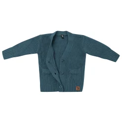 Kyte Baby Chunky Knit Oversized Cardigan in Atlantic Hot