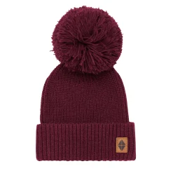 Kyte Baby Chunky Knit Pom Beanie in Burgundy Best