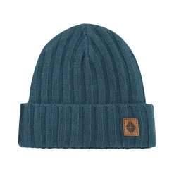 Kyte Baby Chunky Knit Ribbed Beanie in Atlantic Hot