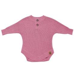 Kyte Baby Chunky Knit Romper in Apple Blossom Online