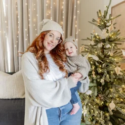 Kyte Baby Chunky Knit Sweater in Almond Sale