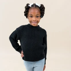 Kyte Baby Chunky Knit Sweater in Midnight Best
