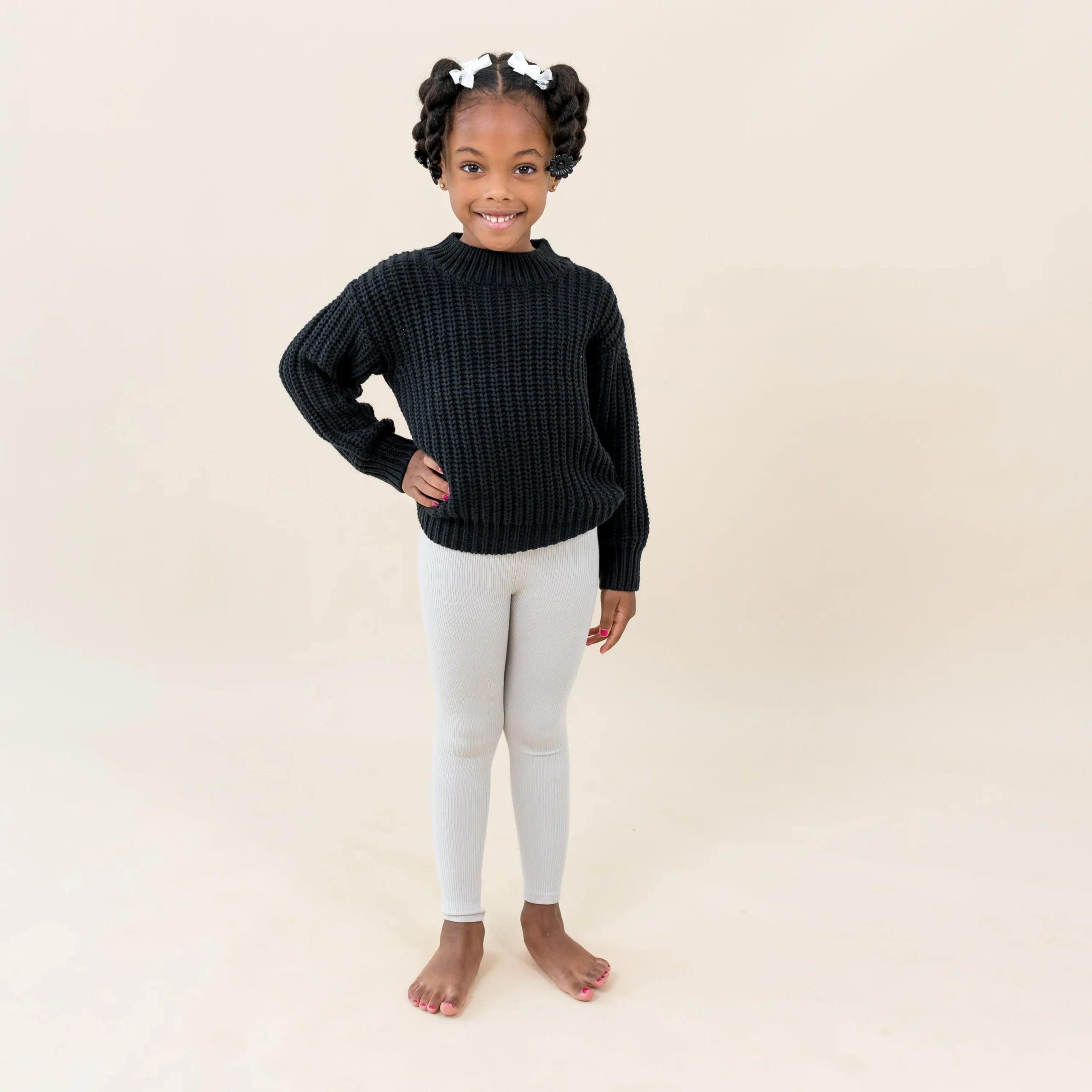 Kyte Baby Chunky Knit Sweater in Midnight Best