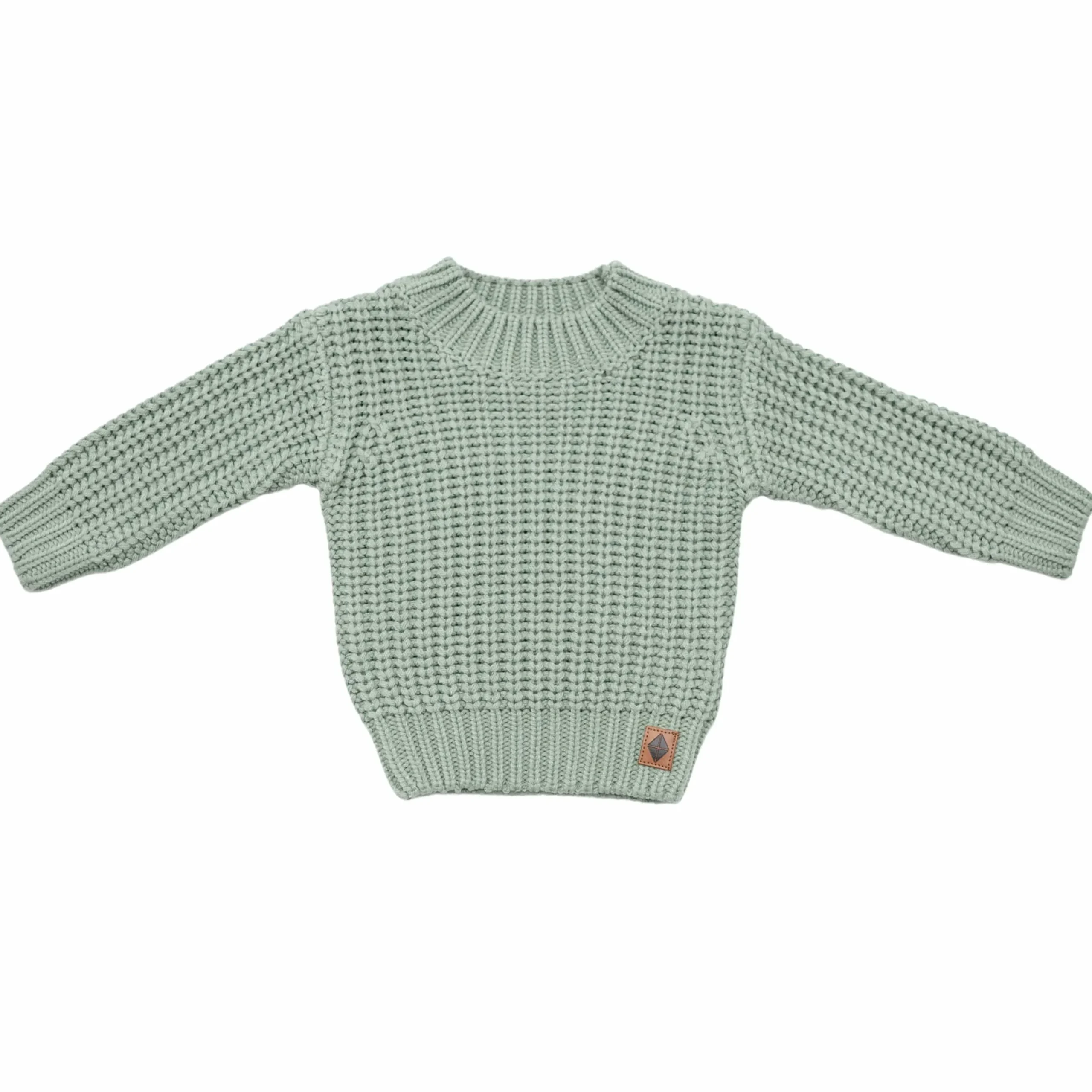 Kyte Baby Chunky Knit Sweater in Thyme