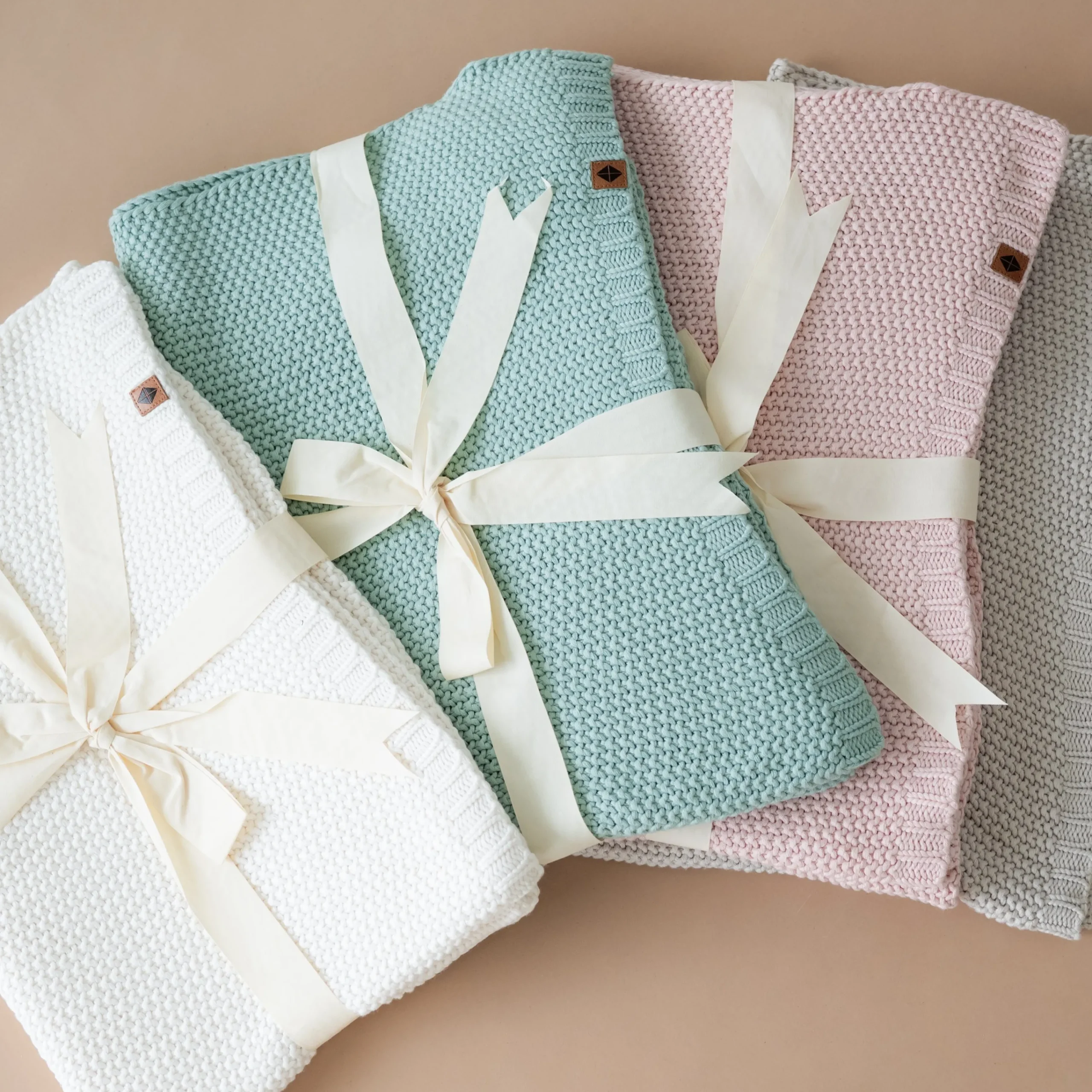 Kyte Baby Chunky Knit Toddler Blanket in Cloud Discount