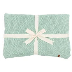 Kyte Baby Chunky Knit Youth Blanket in Sage Hot