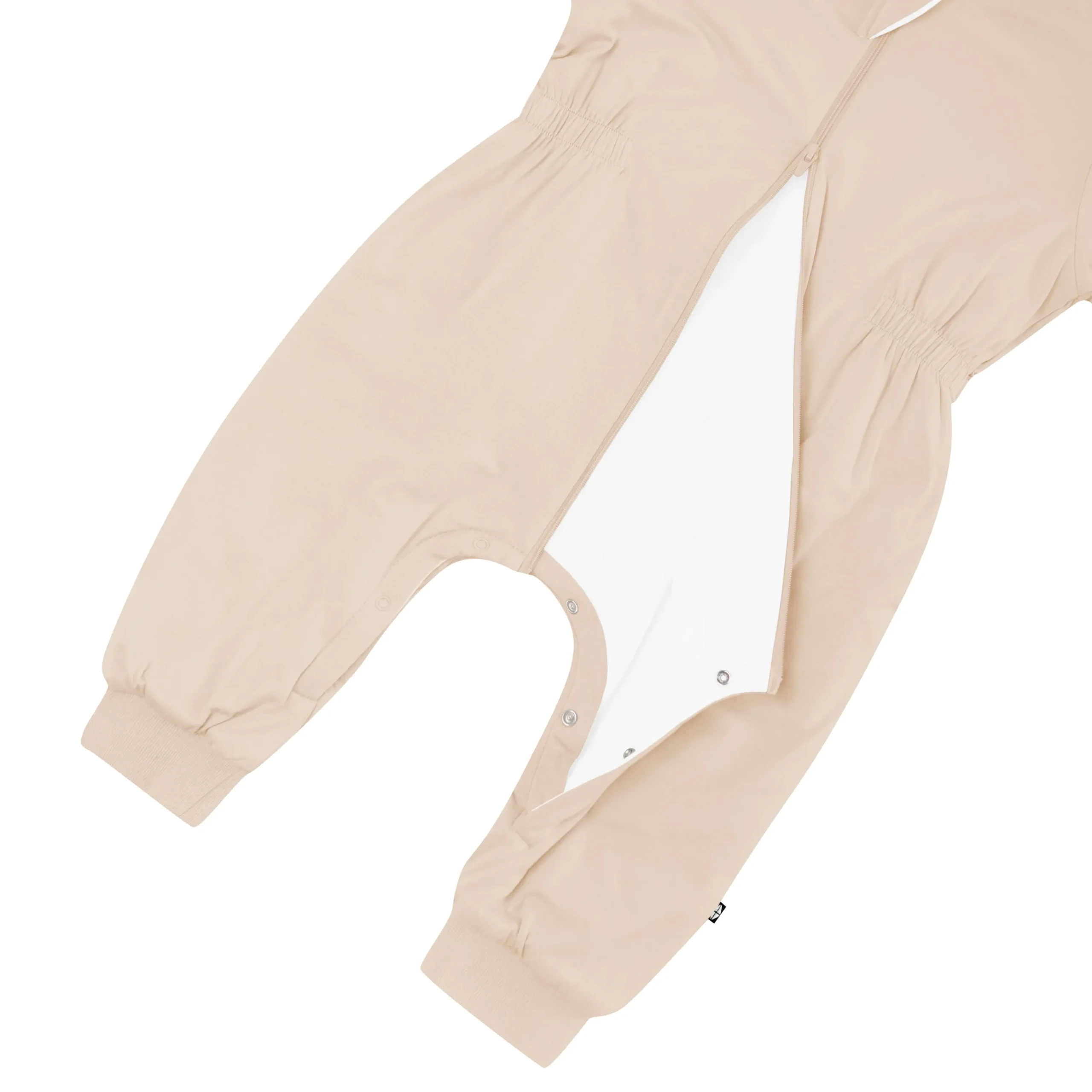 Kyte Baby Cozy Playsuit in Bisque