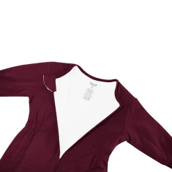Kyte Baby Cozy Playsuit in Burgundy Online