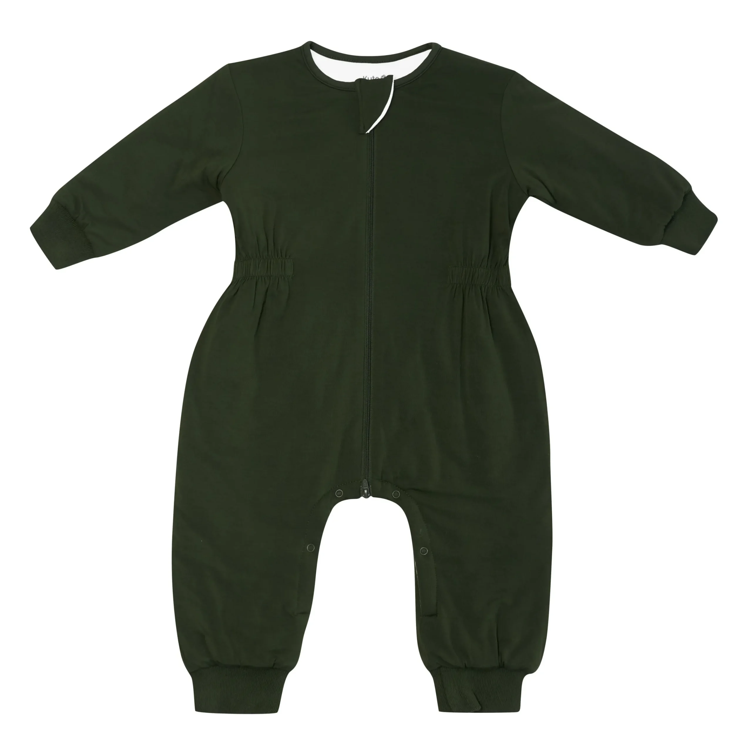 Kyte Baby Cozy Playsuit in Fir Best