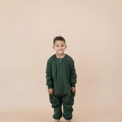 Kyte Baby Cozy Playsuit in Fir Best