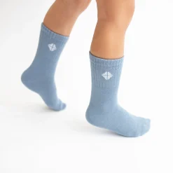 Kyte Baby Crew Socks Combo 3-Pack in Cool Cool: Fog/Slate/Navy Clearance