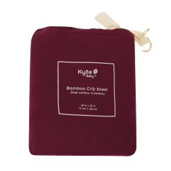 Kyte Baby Crib Sheet in Burgundy Discount