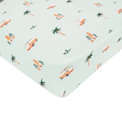 Kyte Baby Crib Sheet in Dew Surf Sale