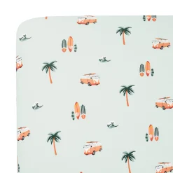 Kyte Baby Crib Sheet in Dew Surf Sale