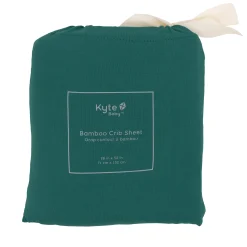 Kyte Baby Crib Sheet in Emerald Discount