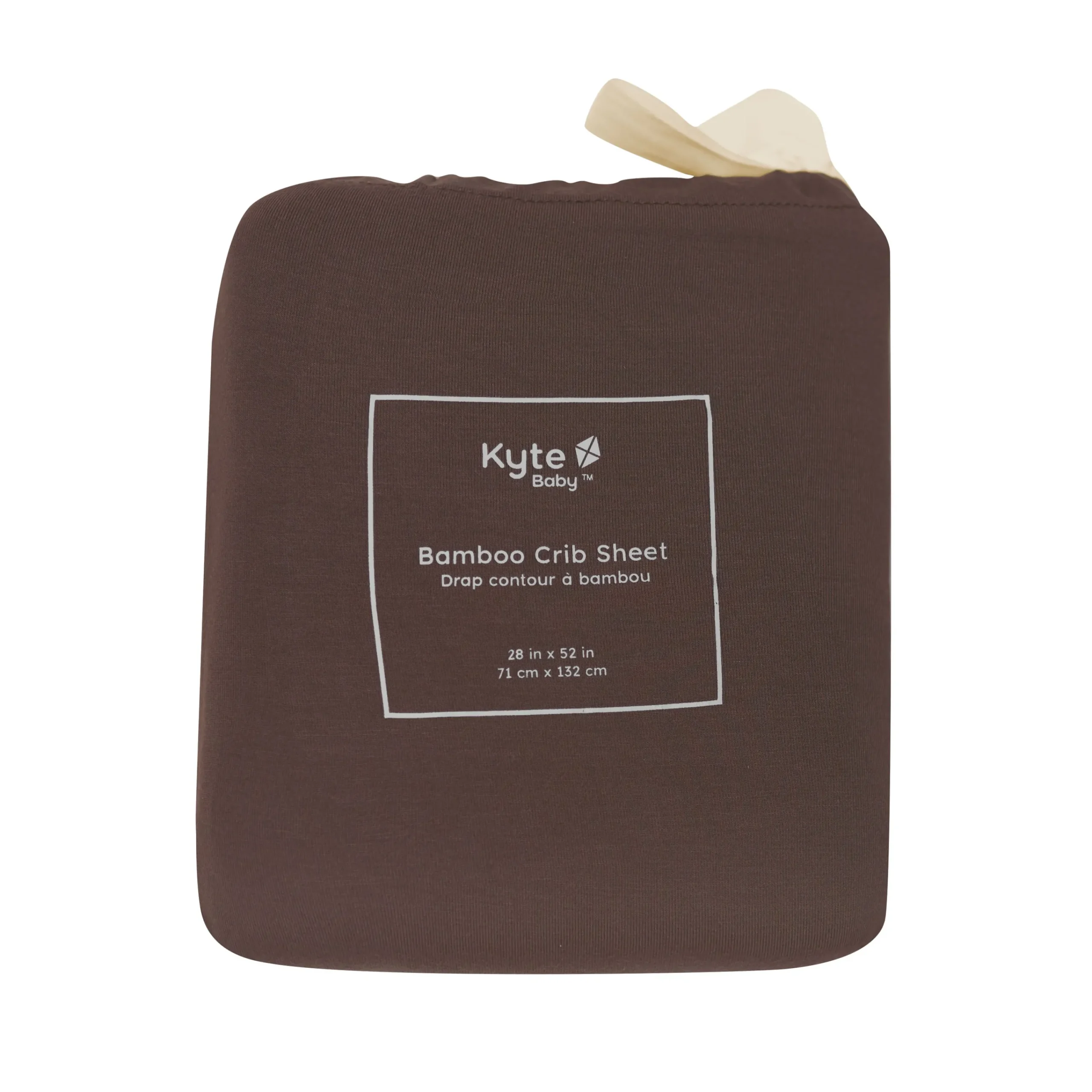 Kyte Baby Crib Sheet in Espresso Discount
