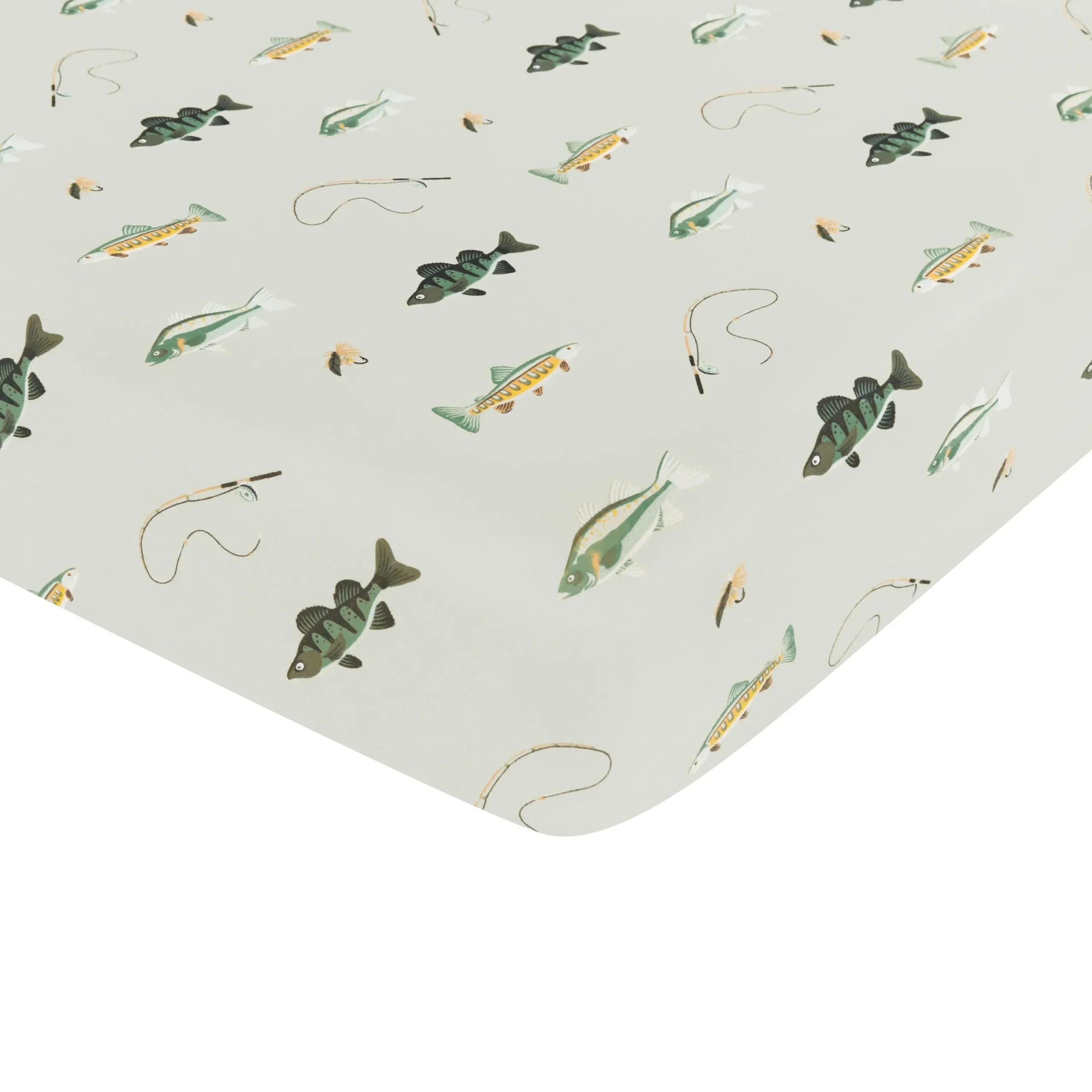 Kyte Baby Crib Sheet in Fishing Sale