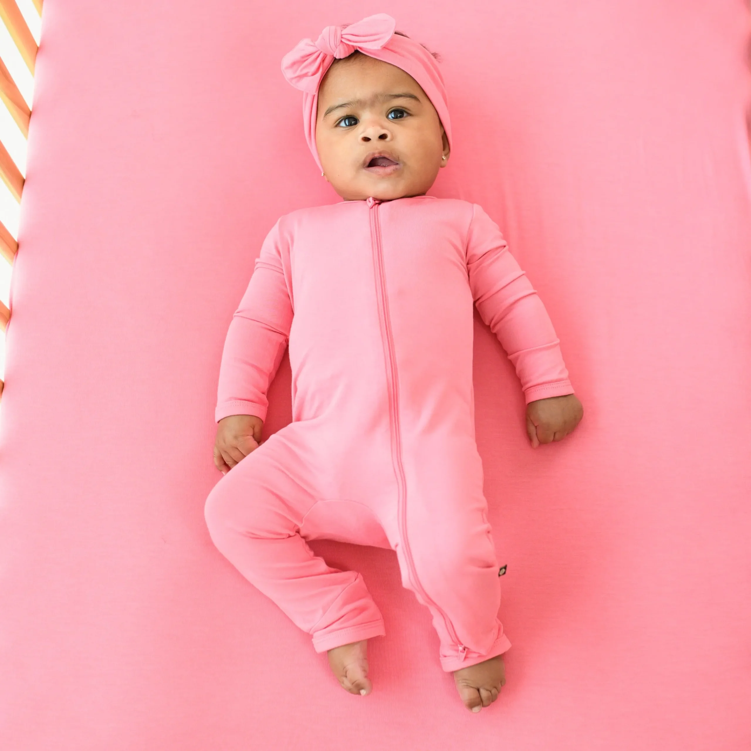 Kyte Baby Crib Sheet in Guava Outlet