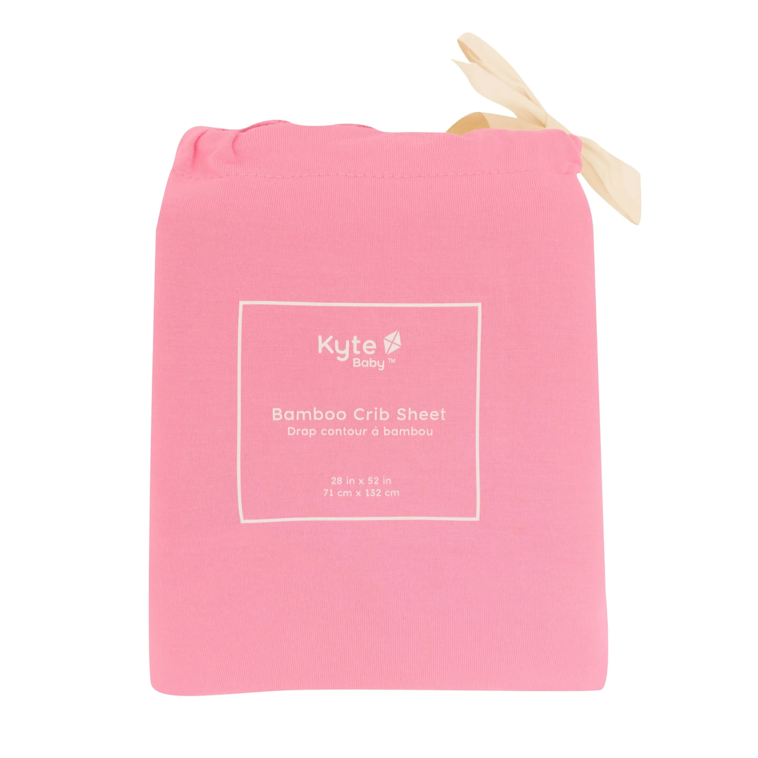 Kyte Baby Crib Sheet in Guava Outlet