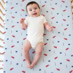Kyte Baby Crib Sheet in Harbor