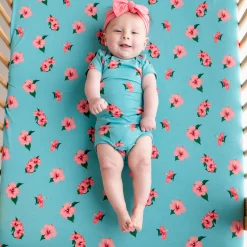 Kyte Baby Crib Sheet in Hibiscus Best