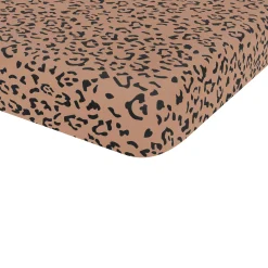 Kyte Baby Crib Sheet in Latte Leopard Hot