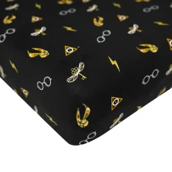 Kyte Baby Crib Sheet in Midnight Icon New
