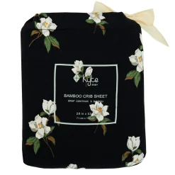 Kyte Baby in Small Midnight Magnolia Crib Sheet Discount