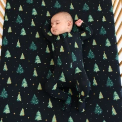 Kyte Baby Crib Sheet in Twinkle Tree Hot