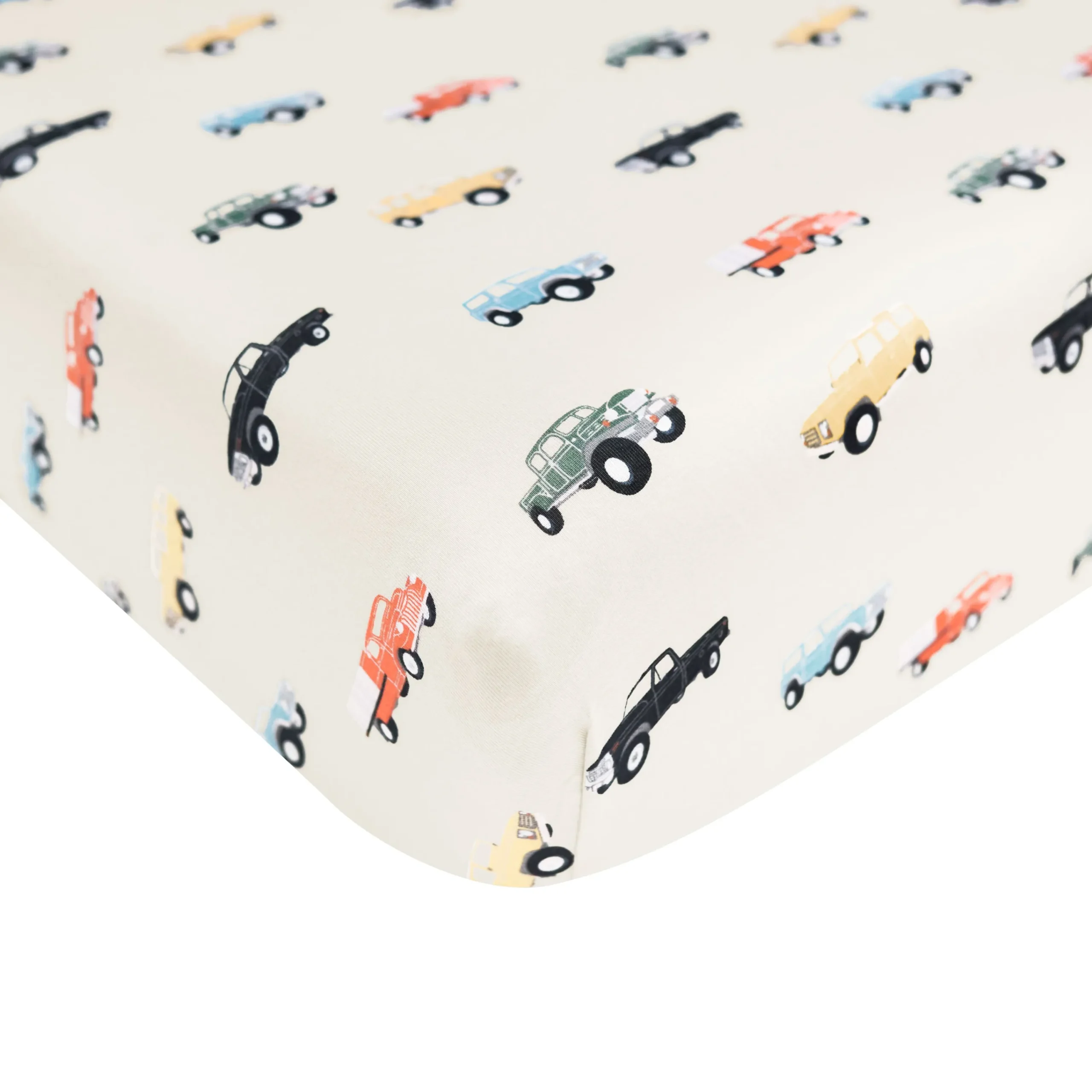 Kyte Baby Crib Sheet in Vintage Truck Sale