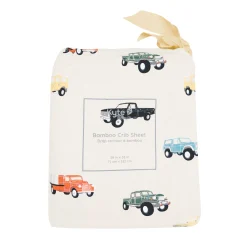 Kyte Baby Crib Sheet in Vintage Truck Sale