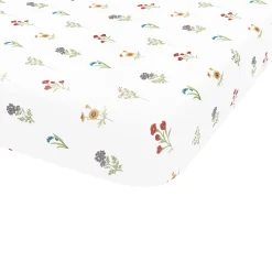 Kyte Baby Crib Sheet in Wildflower Hot