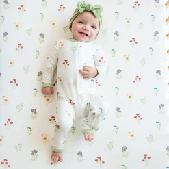 Kyte Baby Crib Sheet in Wildflower Hot