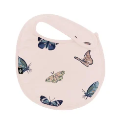 Kyte Baby Cushy Bib in Blush Butterfly Default Title Outlet