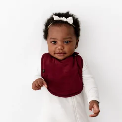 Kyte Baby Cushy Bib in Burgundy Best