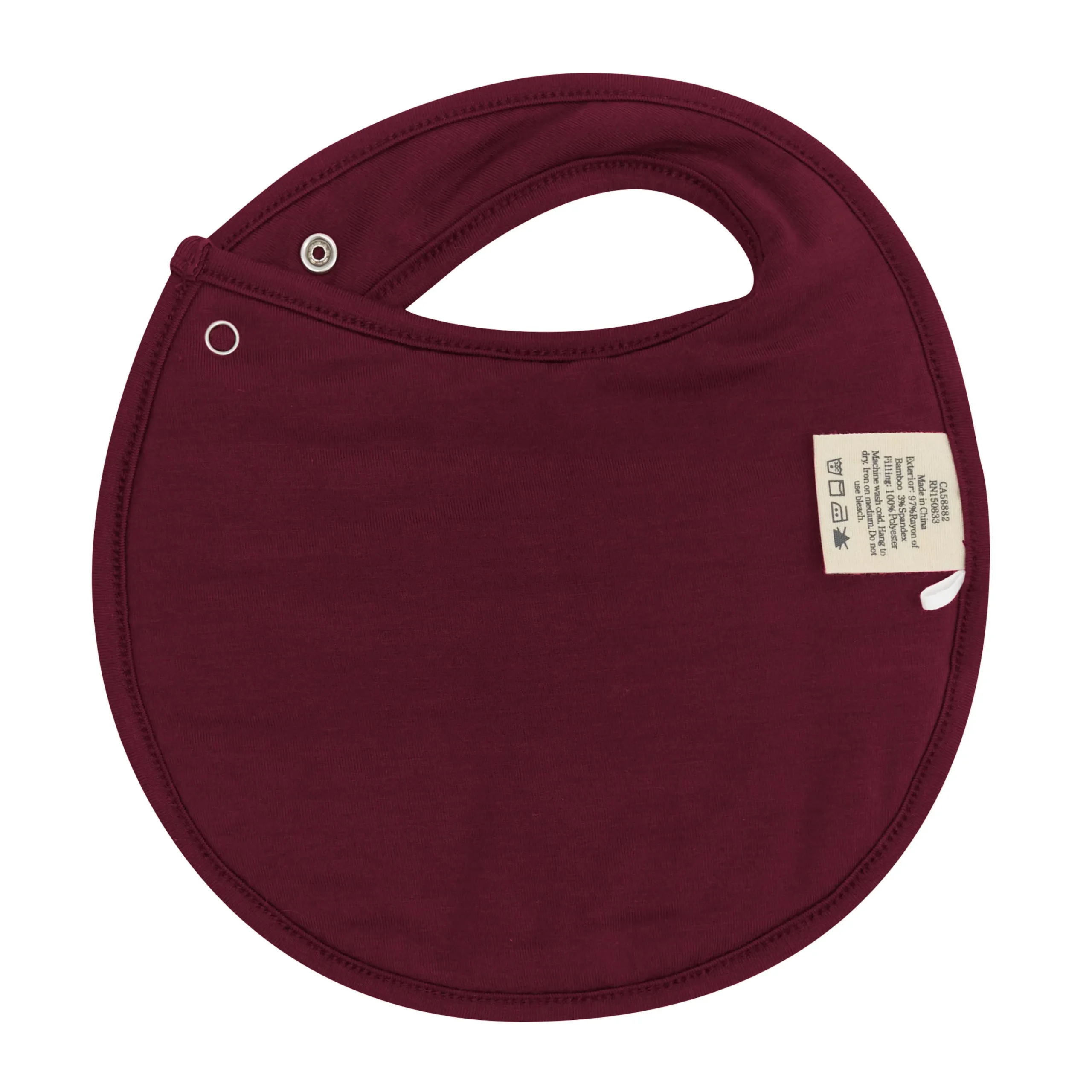 Kyte Baby Cushy Bib in Burgundy Best