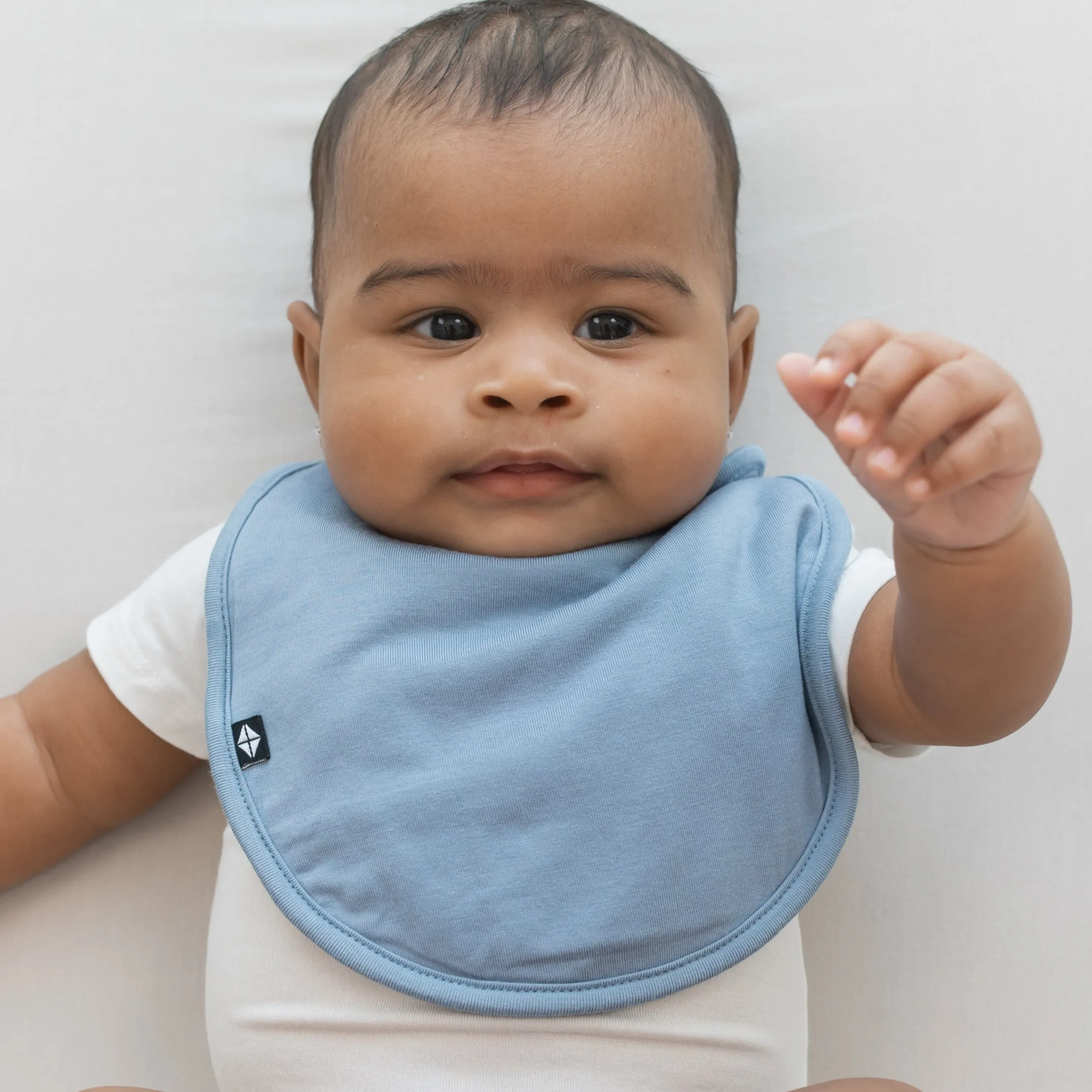 Kyte Baby Cushy Bib in Slate Clearance