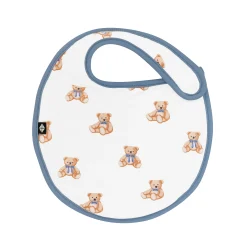 Kyte Baby Cushy Bib in Teddy Bear Hot
