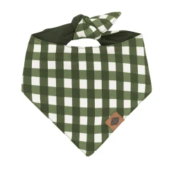 Kyte Baby Dog Bandana in Gingham Fir Outlet
