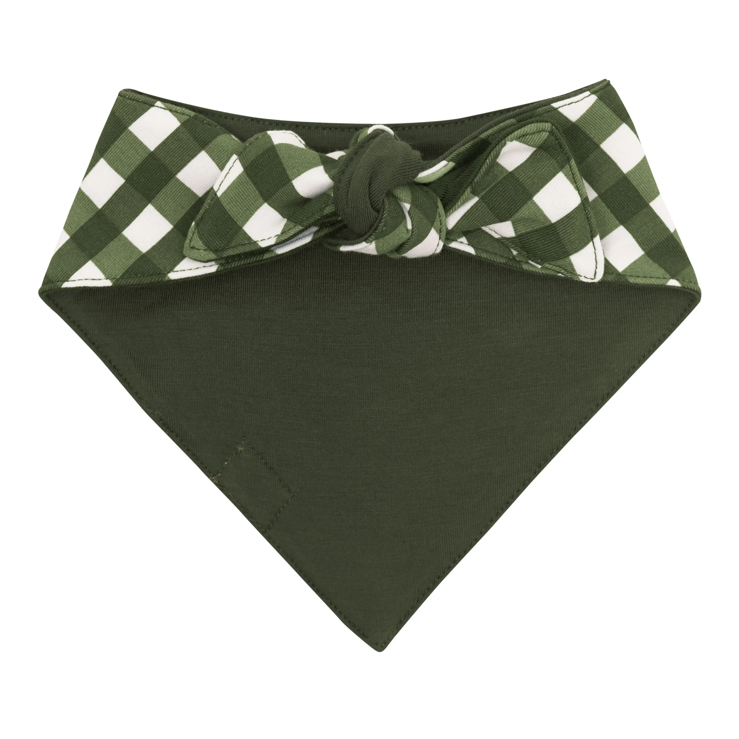 Kyte Baby Dog Bandana in Gingham Fir Outlet