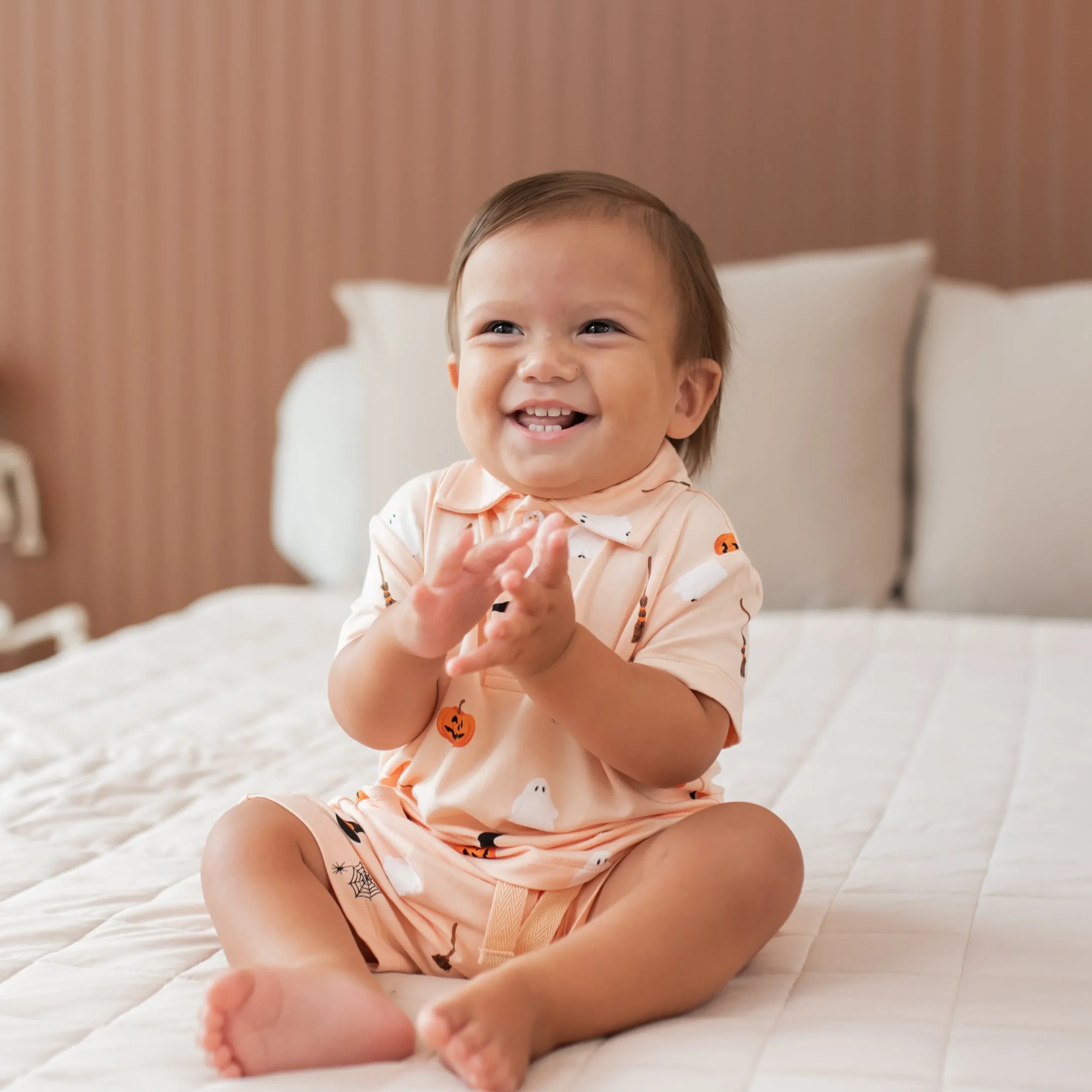 Kyte Baby Drawstring Short in Bewitched Hot