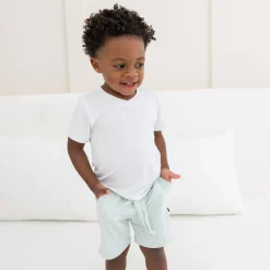 Kyte Baby Drawstring Short in Dew Online