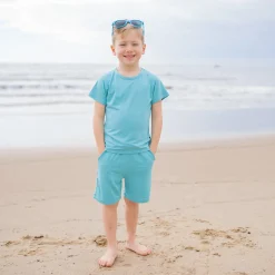 Kyte Baby Drawstring Short in Makai New