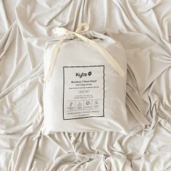 Kyte Baby Fitted Sheet with Pillowcases in Oat Outlet