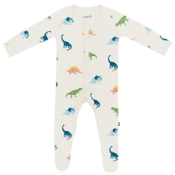 Kyte Baby Footie in Ecru Roar
