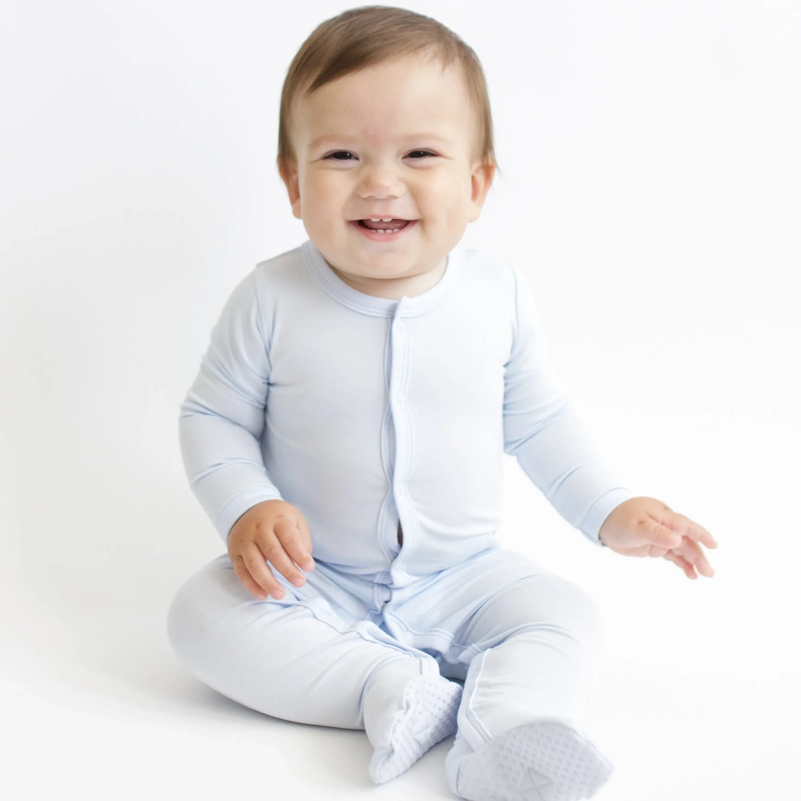 Kyte Baby Footie in Mist Sale