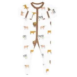 Kyte Baby Footie in Moo Hot