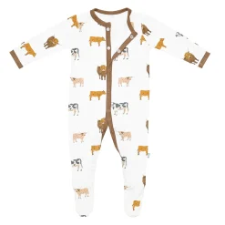Kyte Baby Footie in Moo Hot