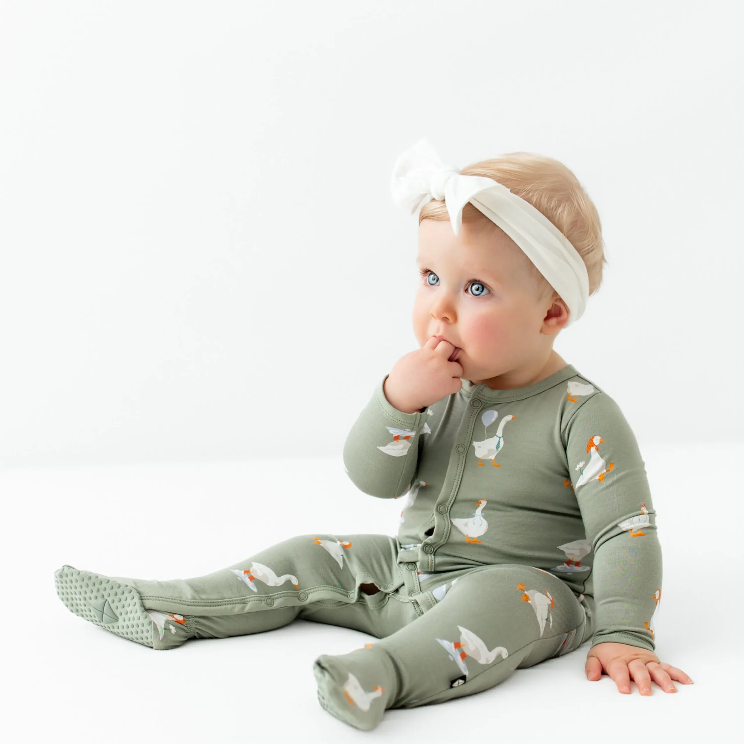 Kyte Baby Footie in Silly Goose